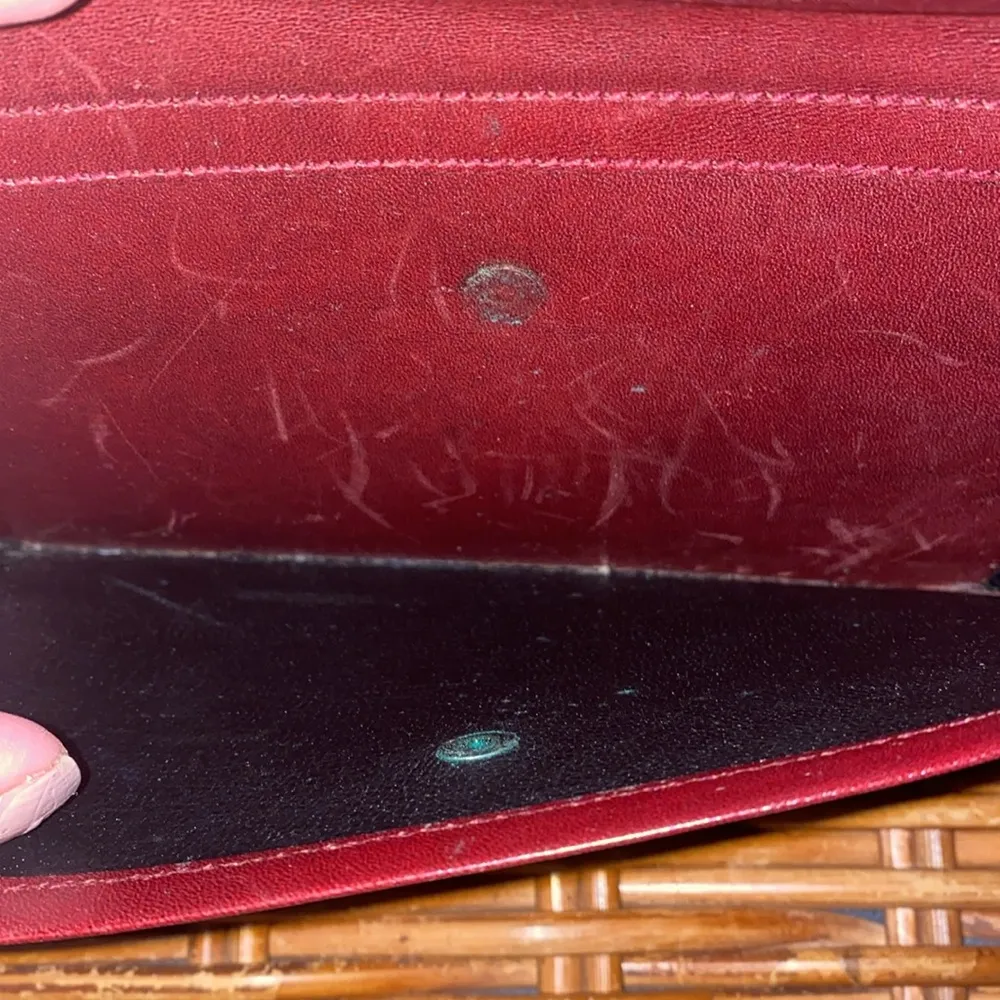 Valextra Maroon Shoulder Bag Luxury Purse Red - Image 13