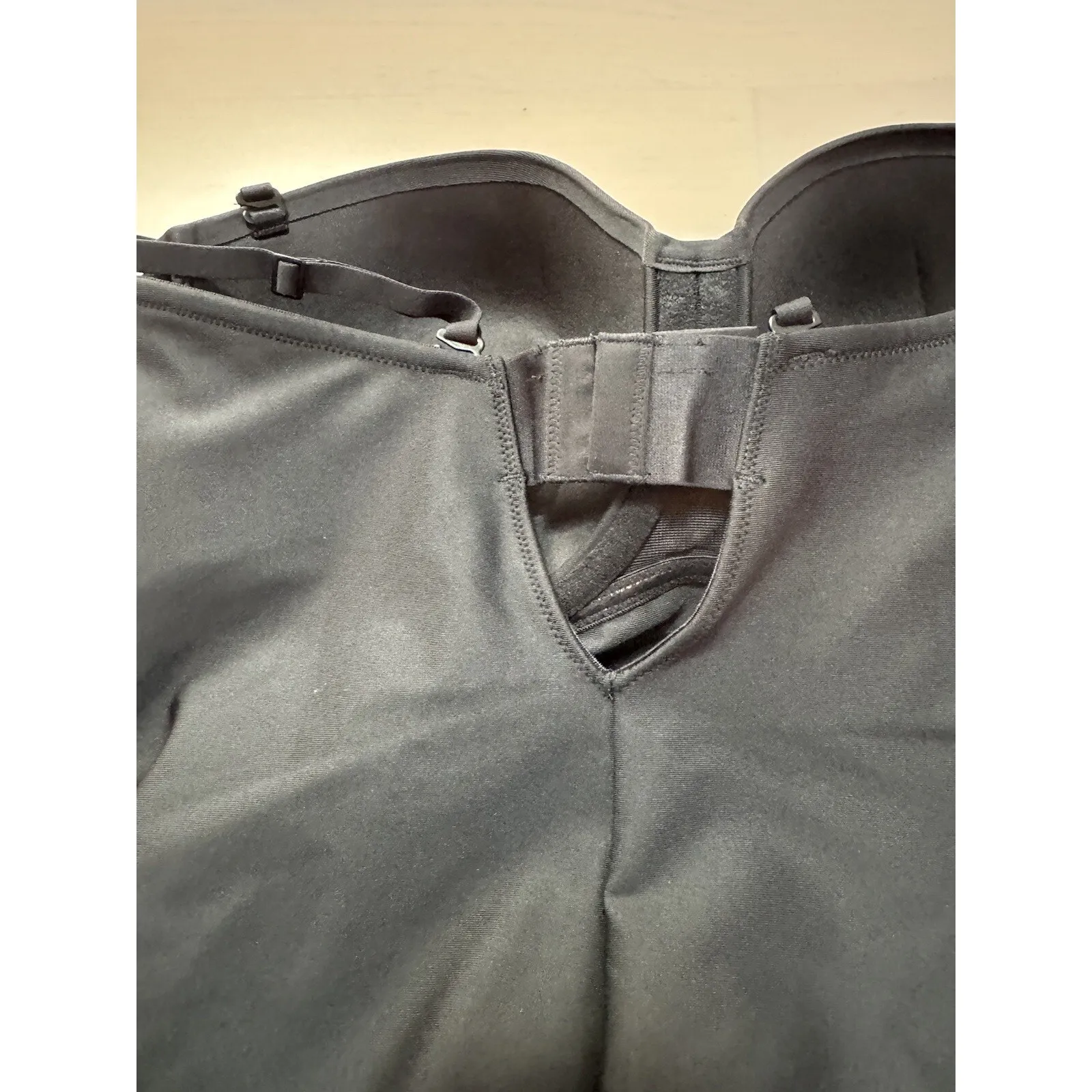 Skims Body Underwire Long Dress- Sz: Large Black Retail $148.00 - Image 7