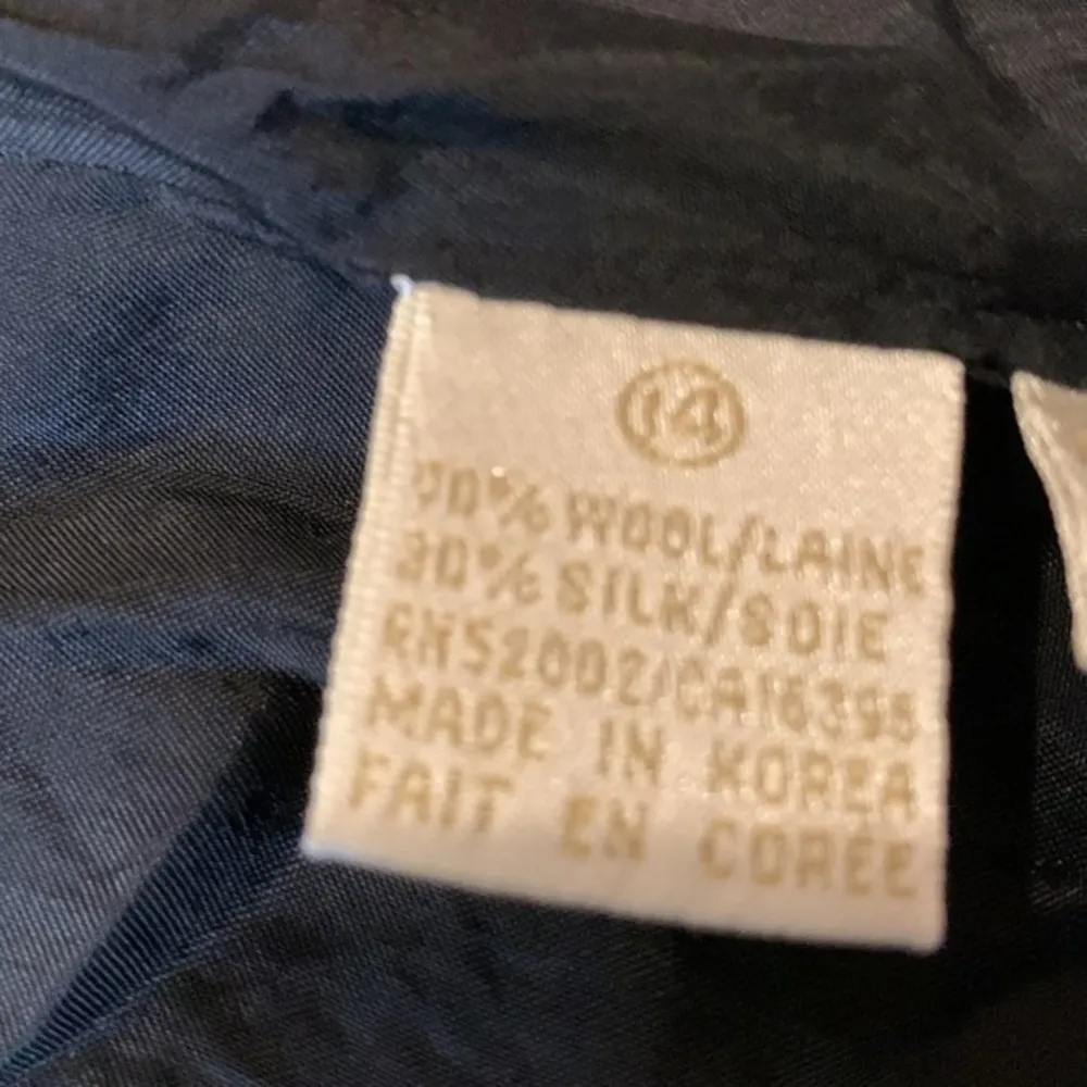 Dana Buchman wool/silk blend jacket blazer fully lined 14 - Image 9