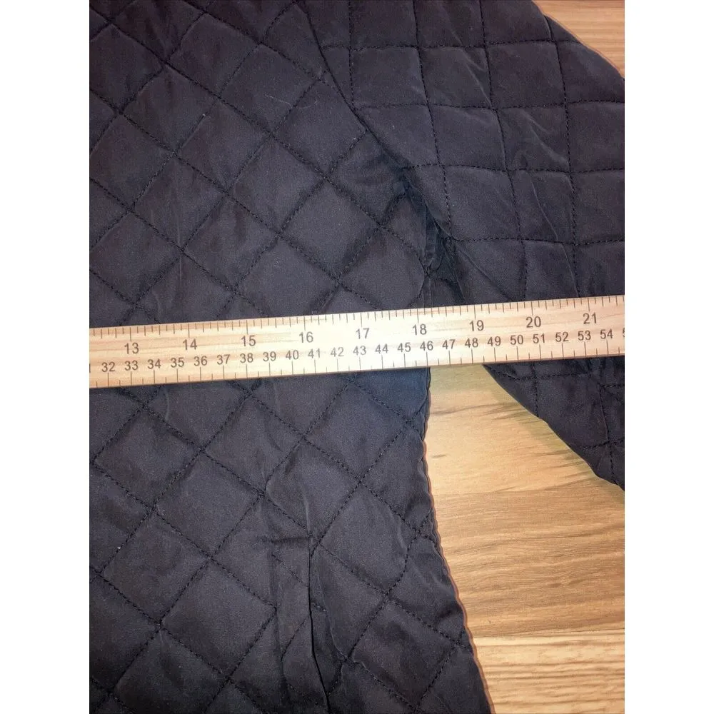 Women's Ralph Lauren Black Label Quilted‎ Jacket Black Large - Image 6