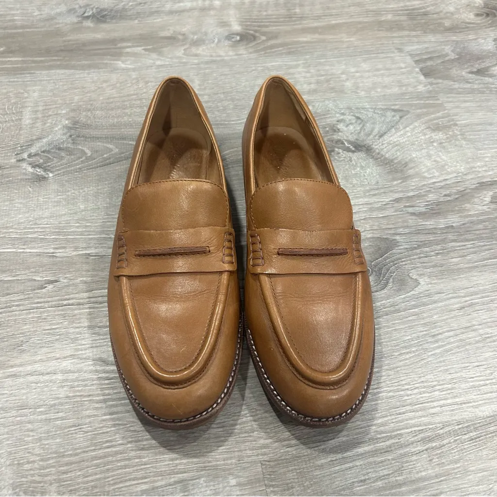 Madewell Elinor Tan Leather Loafer Size 9 - Image 2