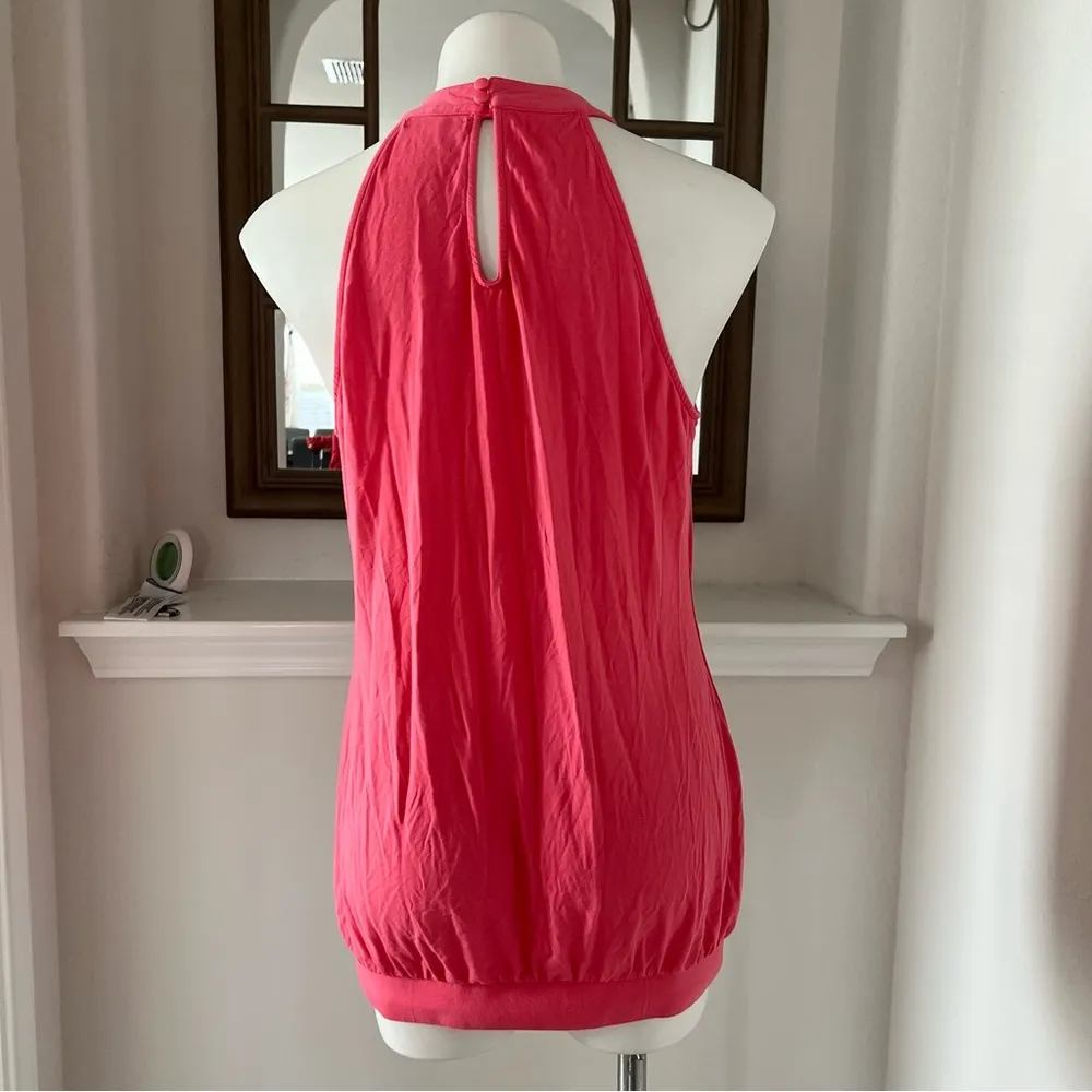 Halter Top Coral Pink Size L - Image 4
