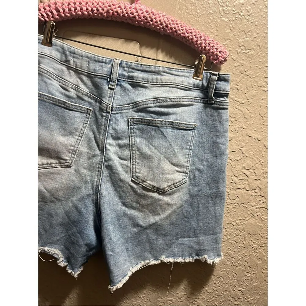 A Beautiful Soul Today Is Your Day Blue Jeans Shorts Woman’s Size 14 - Image 10