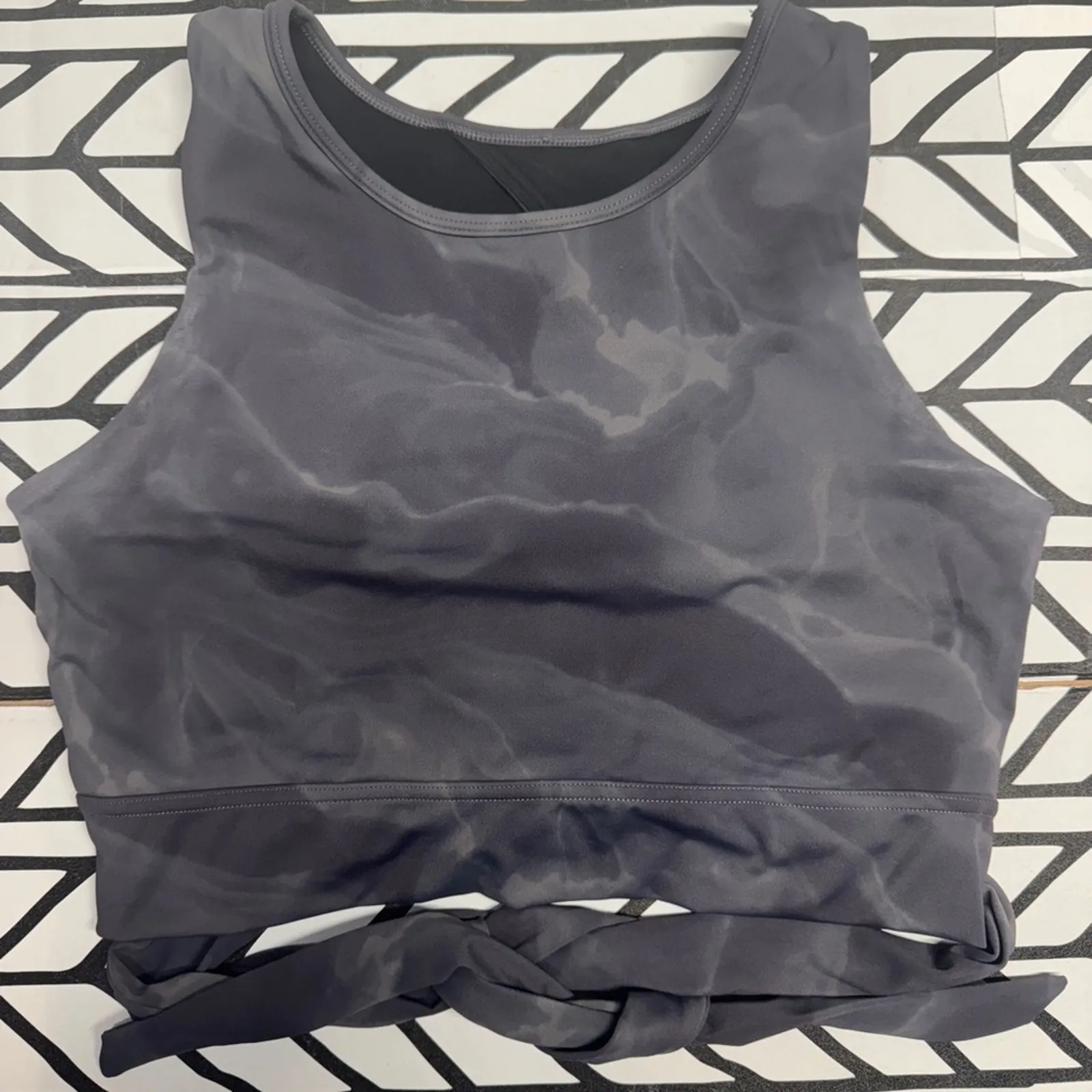 BuffBunny Meta Sports Bra in Black Quartz size Large - Image 4