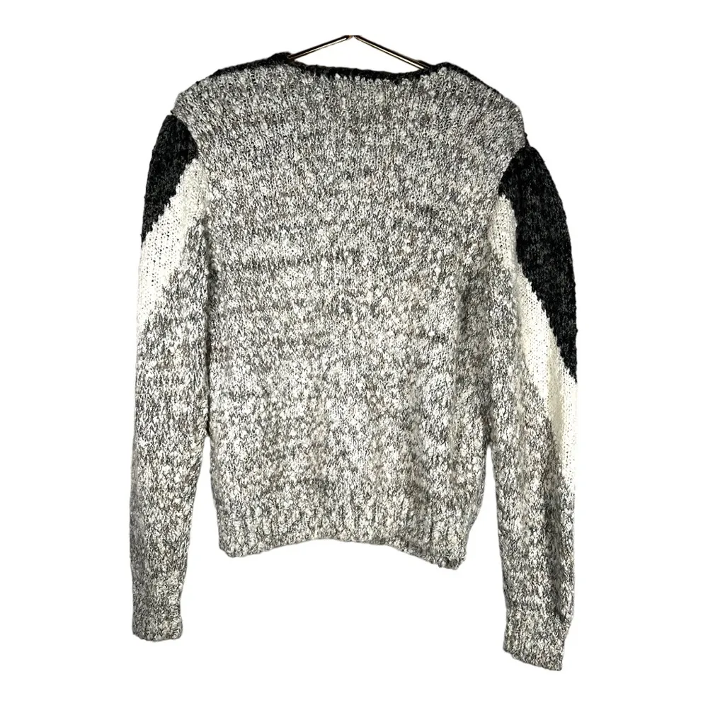 Vintage Wool Blend Long Sleeved V - Image 2