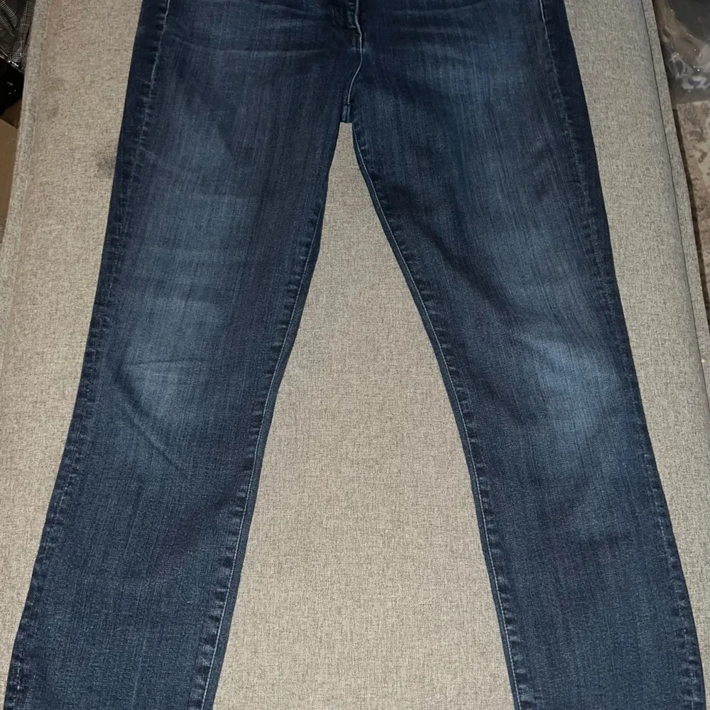 3X1 NYC Skinny Jeans with Raw Hem, no size tag waist measures 14” across - Image 3