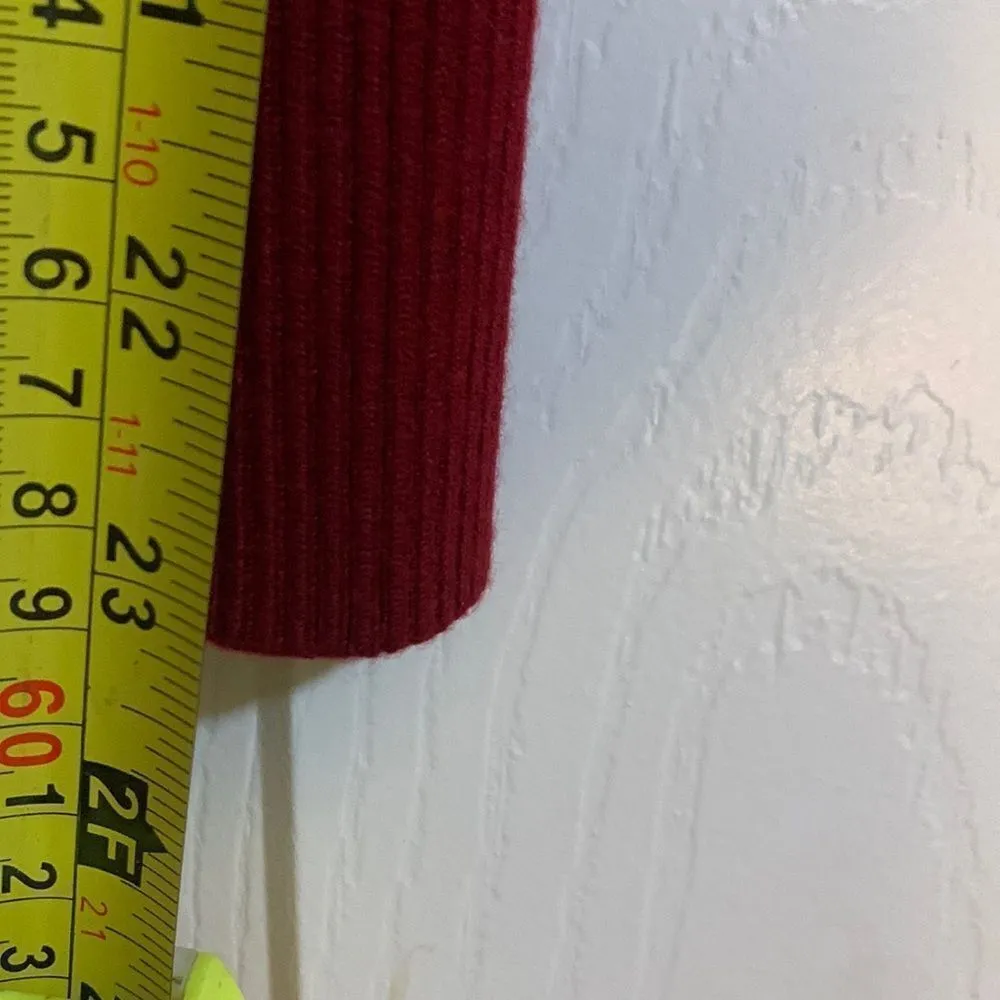 Hilliard & Hanson Red Tutttle Neck Size M - Image 3