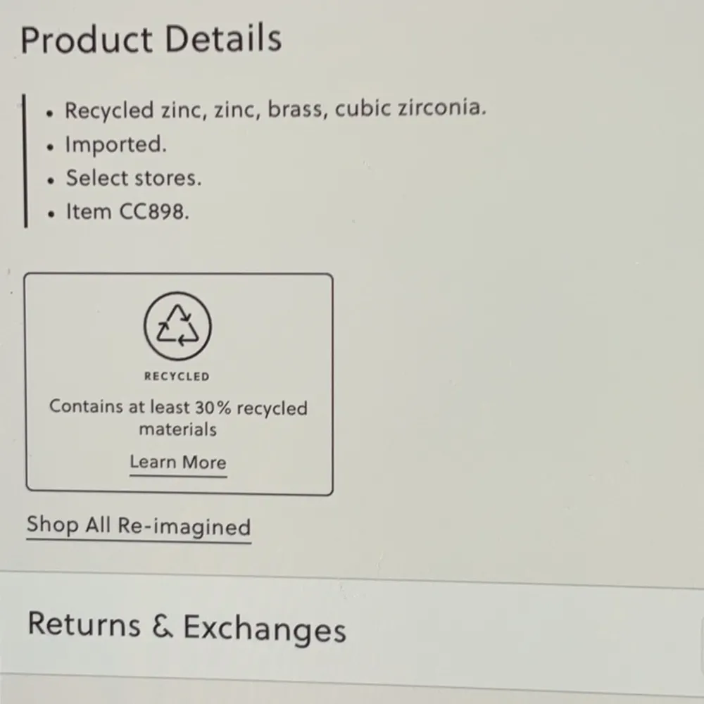 NWOT J. Crew Triple Chain Linked Stacked Bracelet tone more silver than gold - Image 3