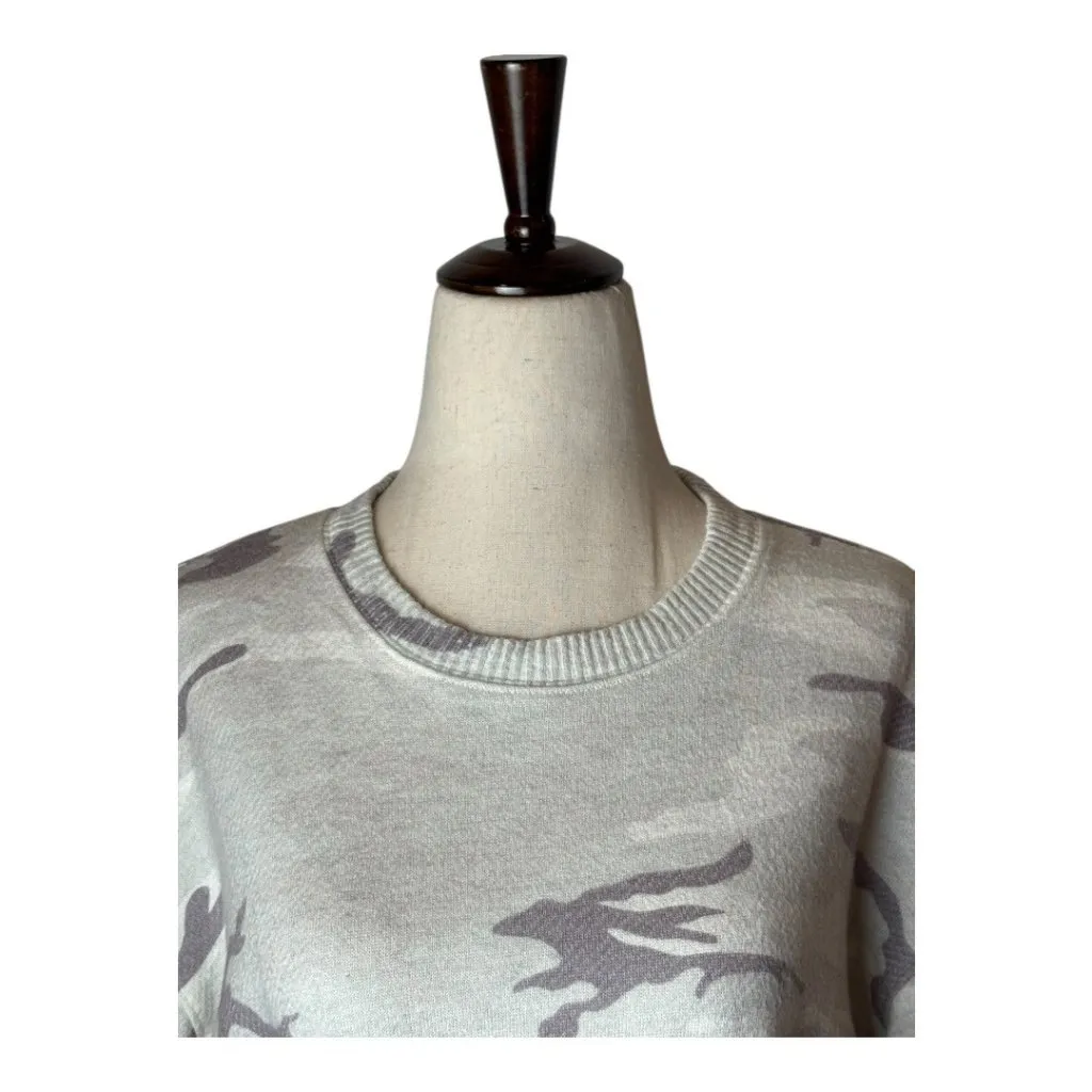 Rails Sweatshirt‎ Women XS Gray Ramona Stone Camo Pullover Athleisure Streetwear - Image 4