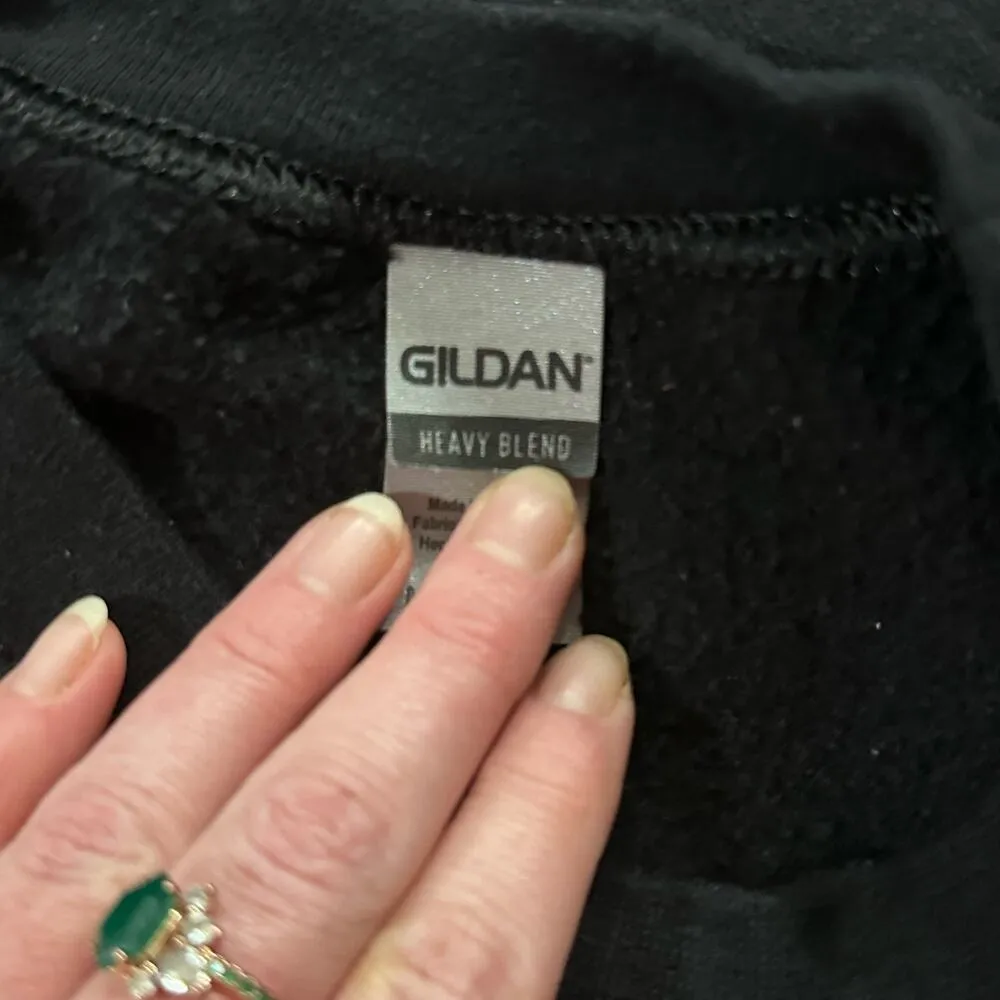 Iowa Hawkeyes Crewneck Sweatshirt Unisex M Black Yellow College Game Day - Image 6