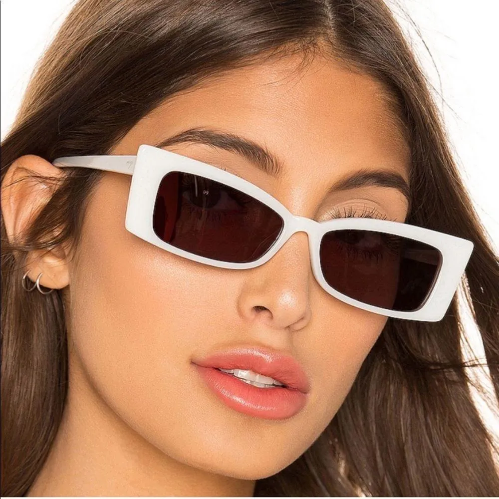 NWT Revolve my my my Dylan Sunglasses Y2K 90s Retro  Ivory - Image 2