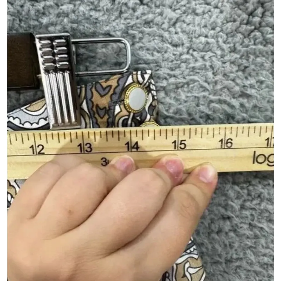 Vineyard Vines Skirt 4 Old Money Preppy‎ Paisley Gray Quiet Luxury Career Chic - Image 4