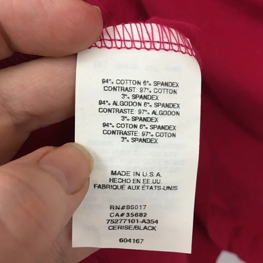 Bebe Sport Pink Deep V-Neck Cotton Spandex Dress - Image 6