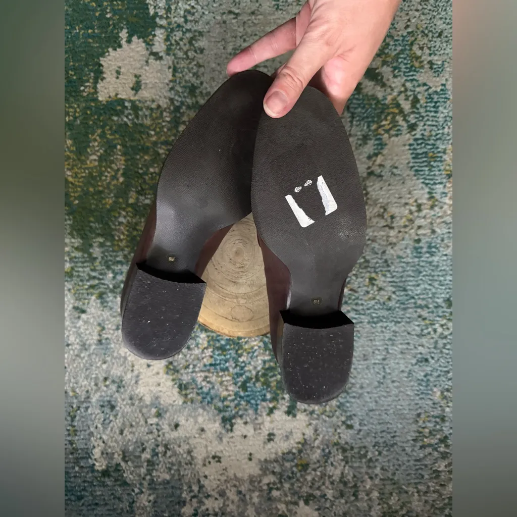 Vintage 90s Nine West brown leather loafers, size 8M - Image 5