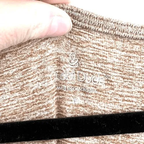 Cuddl Duds Women's Tank & Cardigan Set Stretchy 2 PC V Neck Sweater Brown Medium - Image 7