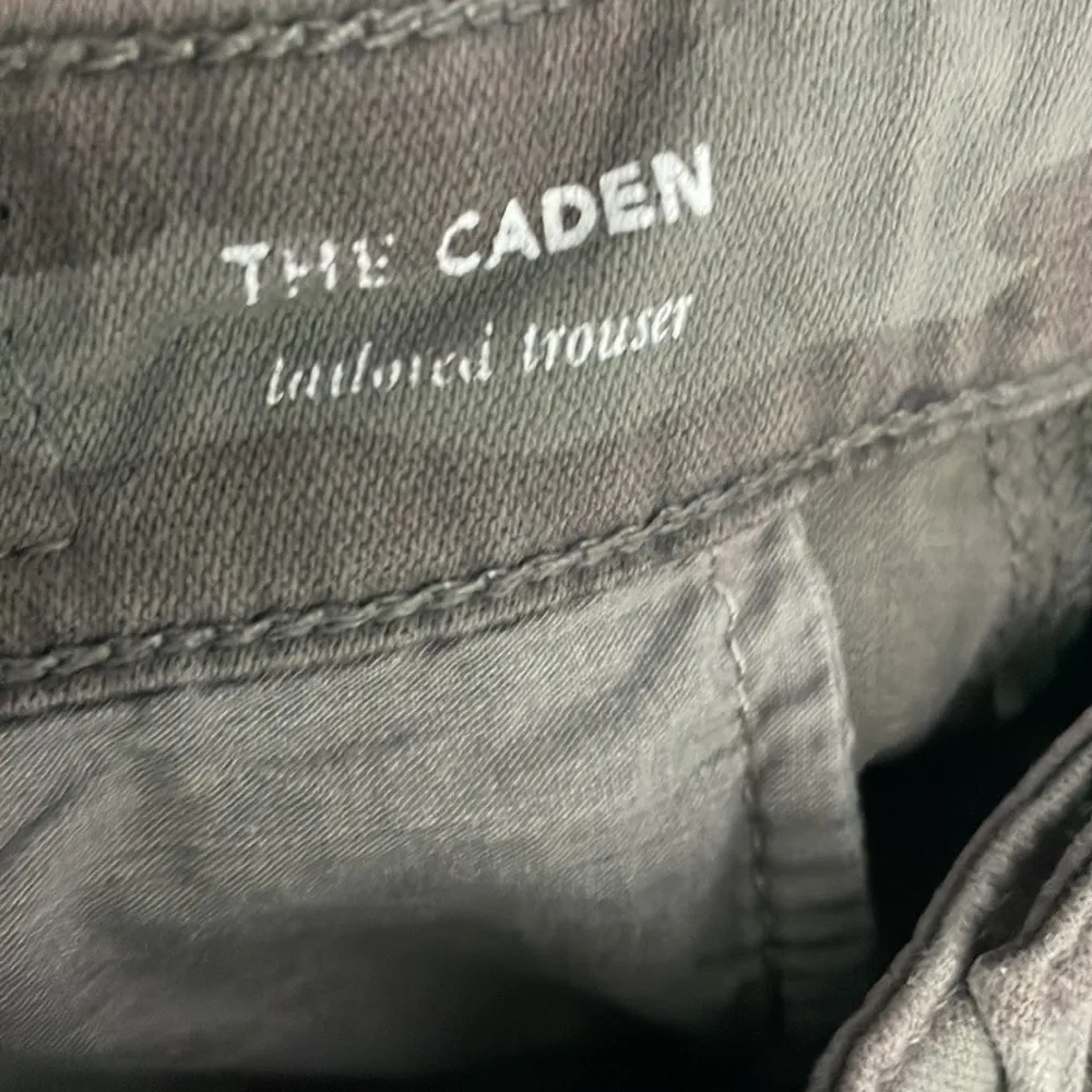 AG Adriano Goldschmied The Caden Tailored Trousers Camo Gray Print 26 - Image 5