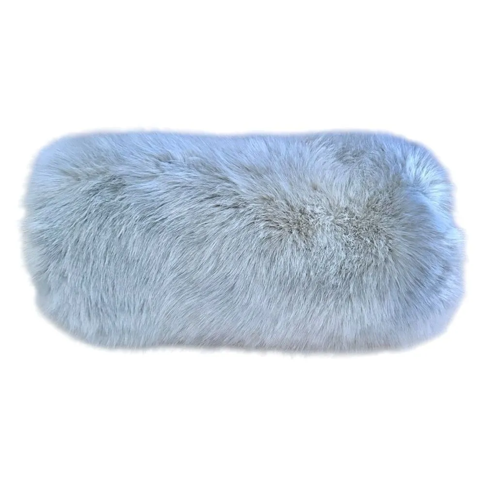 Restoration Hardware RH Faux Fur Hand Muff Tan - Image 6