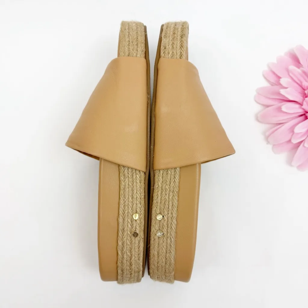 Beek Pelican Jute Platform Sandal Beach Tan Size 8 - Image 8