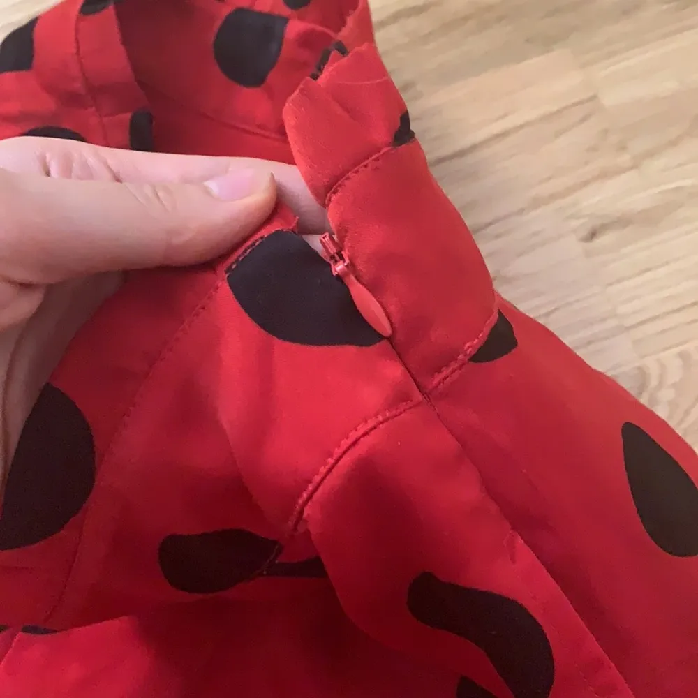 House of Harlow x Revolve red poka dot satin shorts Size M - Image 8