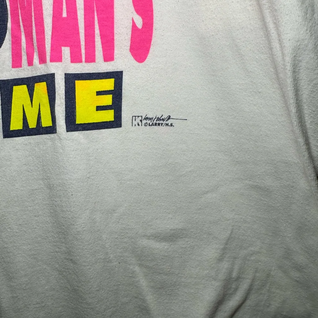 Vintage This Woman’s Game “Tennis” Tshirt saying Size XL‎ Made in USA - Image 3