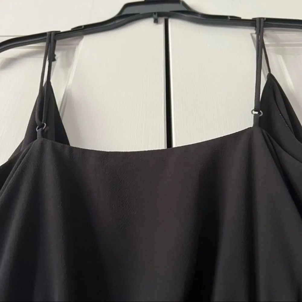 Vici Black Wrap Mini Dress Size Medium - Image 10