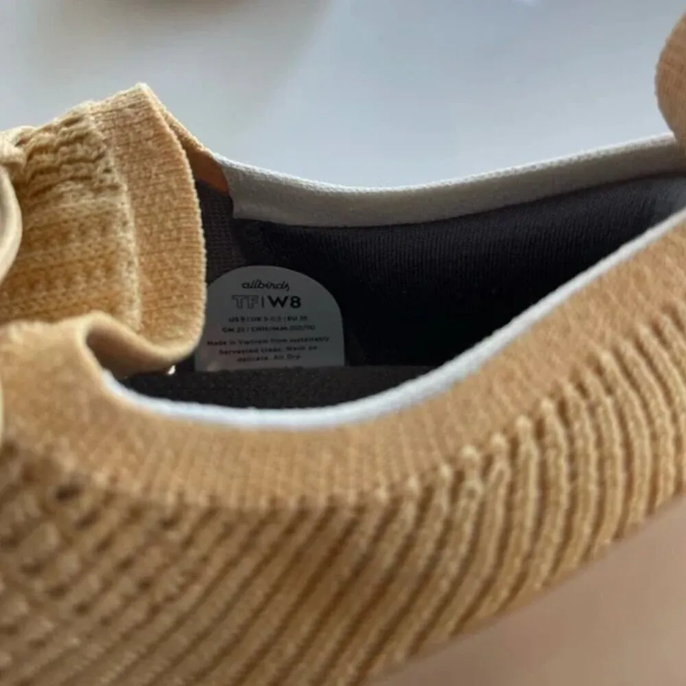 Allbirds Tree Flyers Sneakers Women's 8 Lux Beige Special Edition Blizzard Sole - Image 6