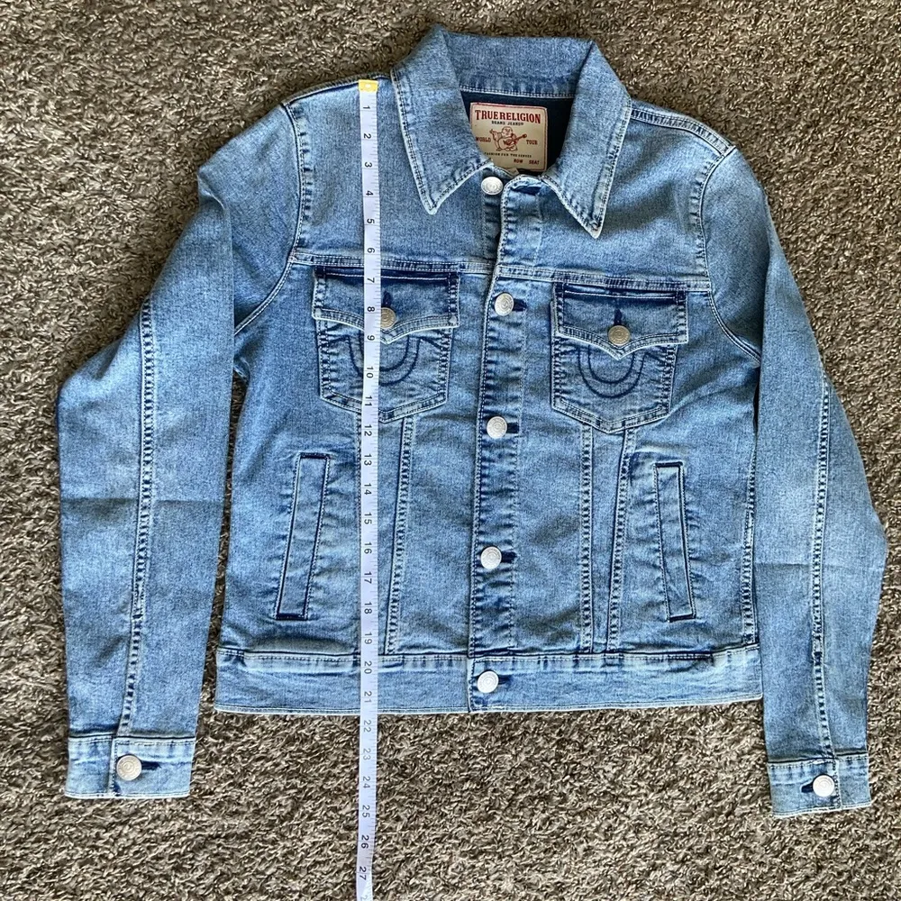 True Religion Blue Denim Jacket - Image 2