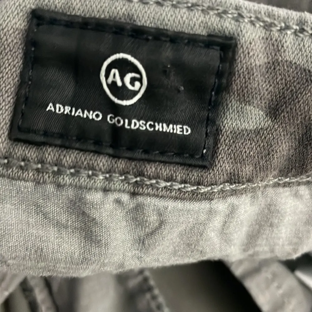 AG Adriano Goldschmied The Caden Tailored Trousers Camo Gray Print 26 - Image 6