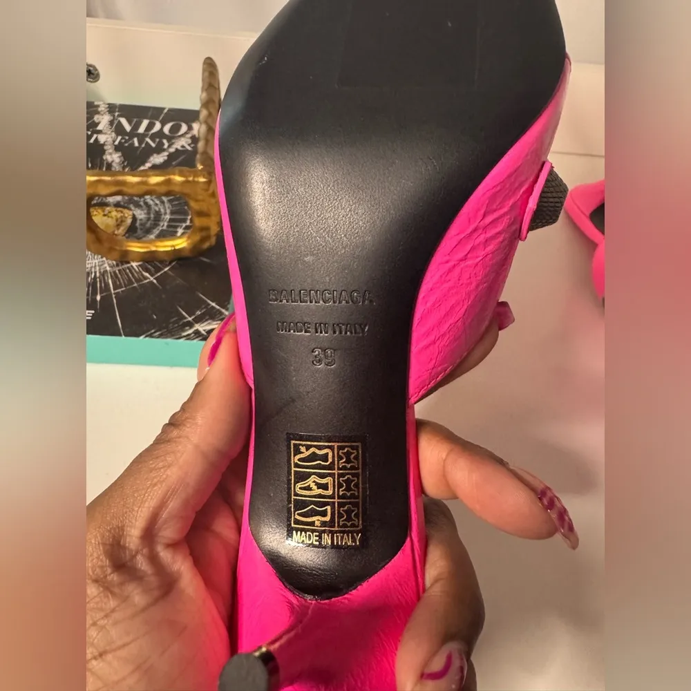 Balenciaga  Cagole Mule Sz 39 BNIB - Image 9
