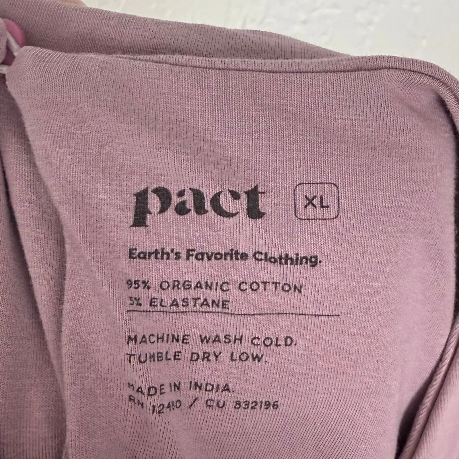 Pact Organic Cotton Sleeveless Fit & Flare Pocket Mini Dress Lilac Casual XL - Image 3