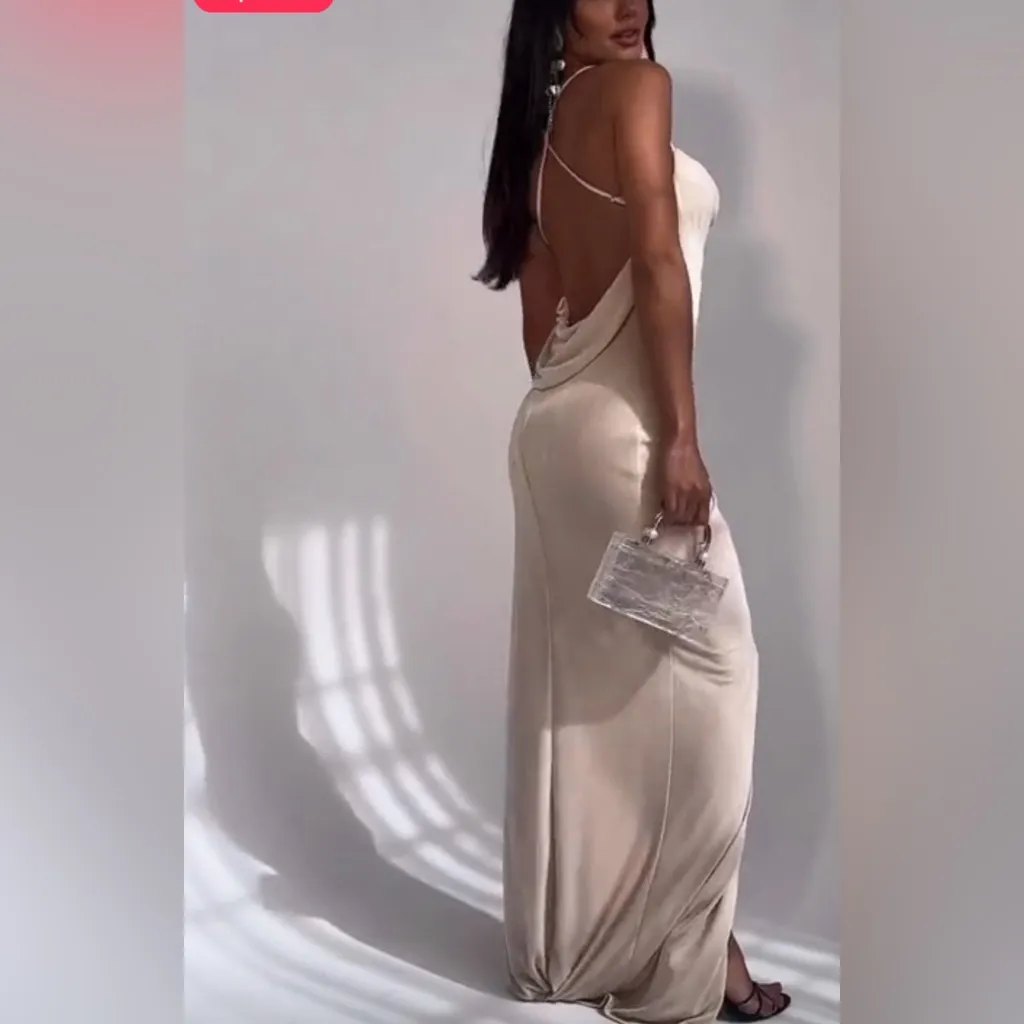 Katie May X REVOLVE So Juicy Dress‎ in Champagne Small NWT - Image 6