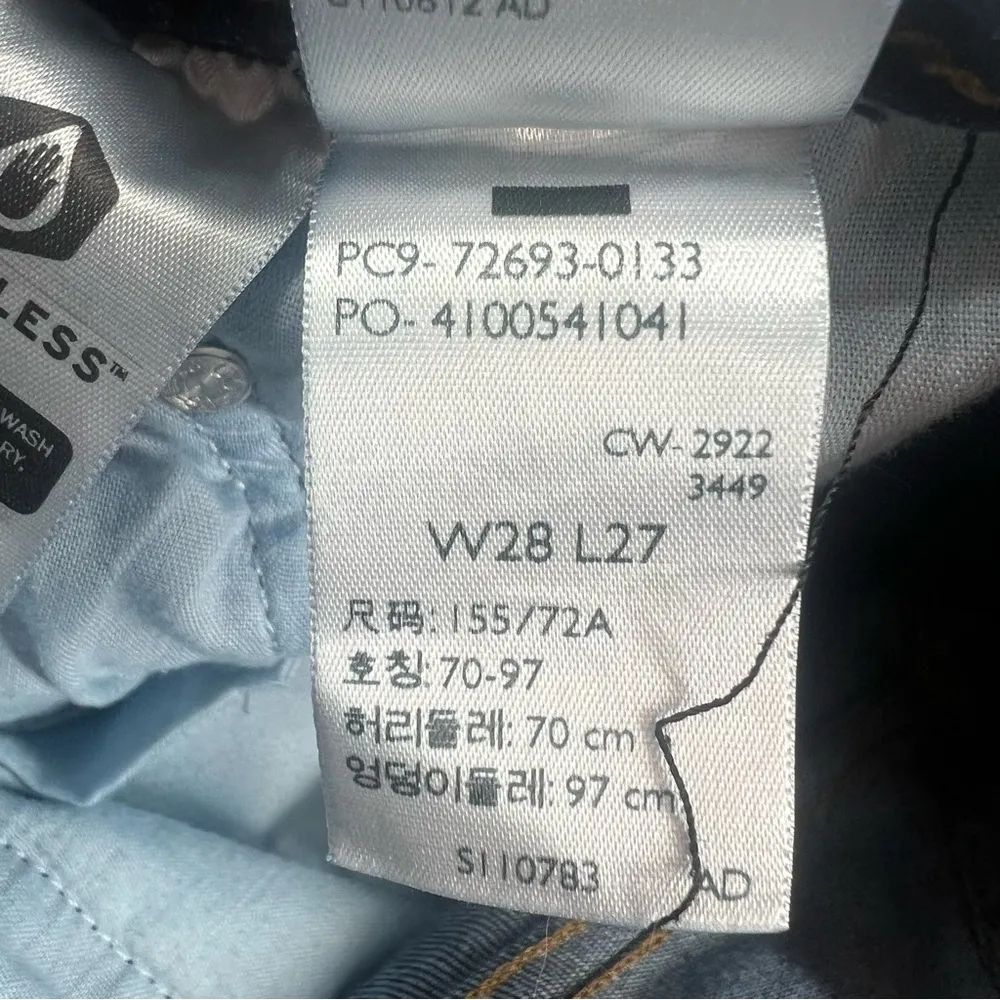 Levi’s Ribcage Straight Button Fly High Rise Jeans Sz 28 deconstructed - Image 5