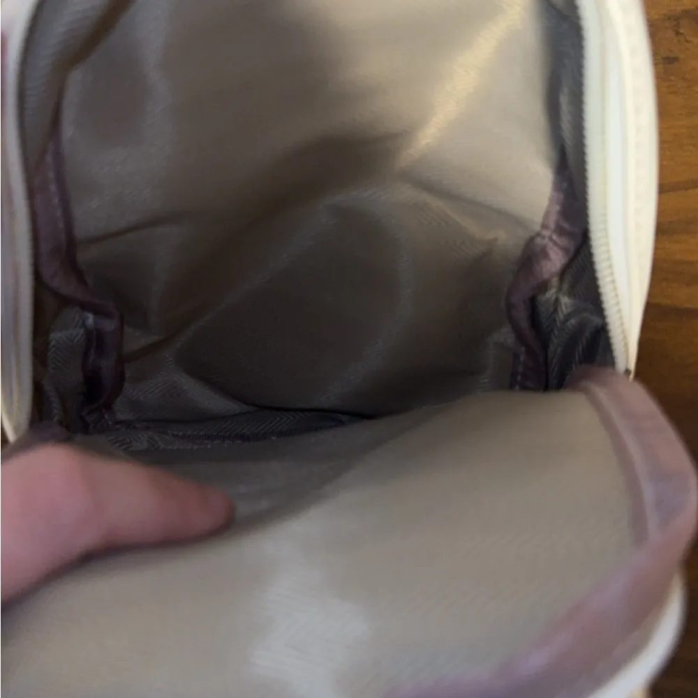 White and Red Baseball Stitch Women's Crossbody Bag - Image 4