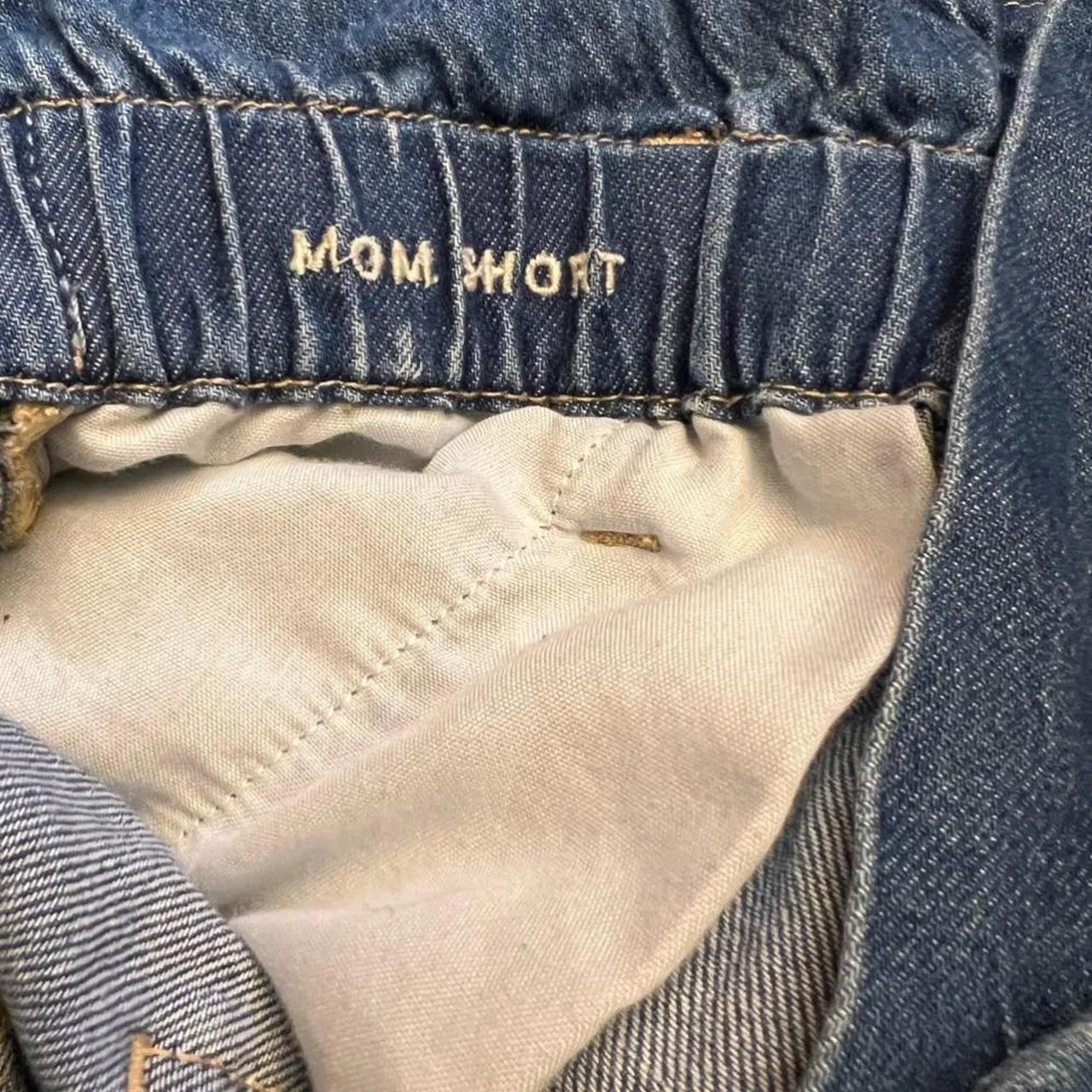 American Eagle Outfitters Navy Blue Ruffle Waist Pants - Image 7