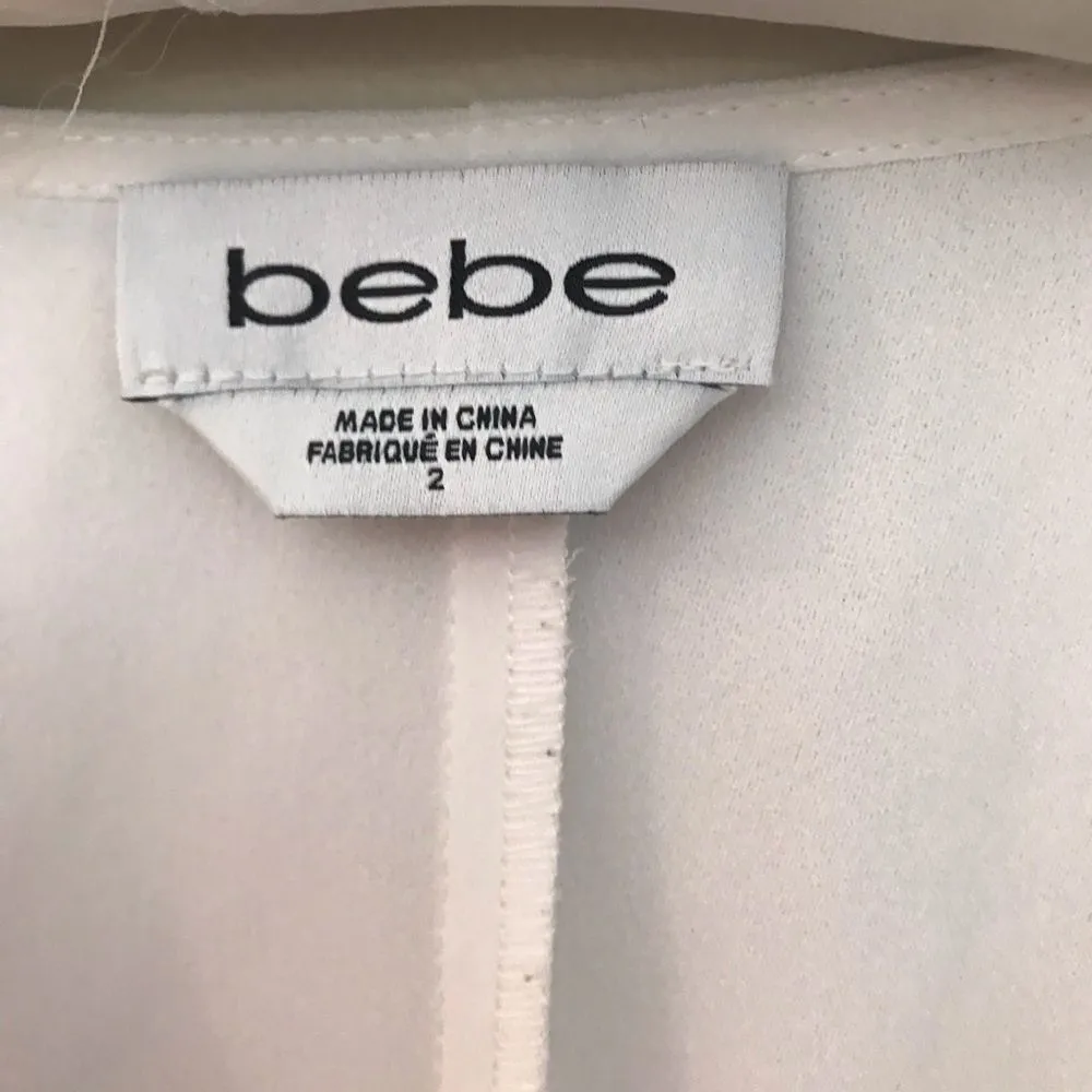 Bebe  bell sleeve v neck blouse - Image 4