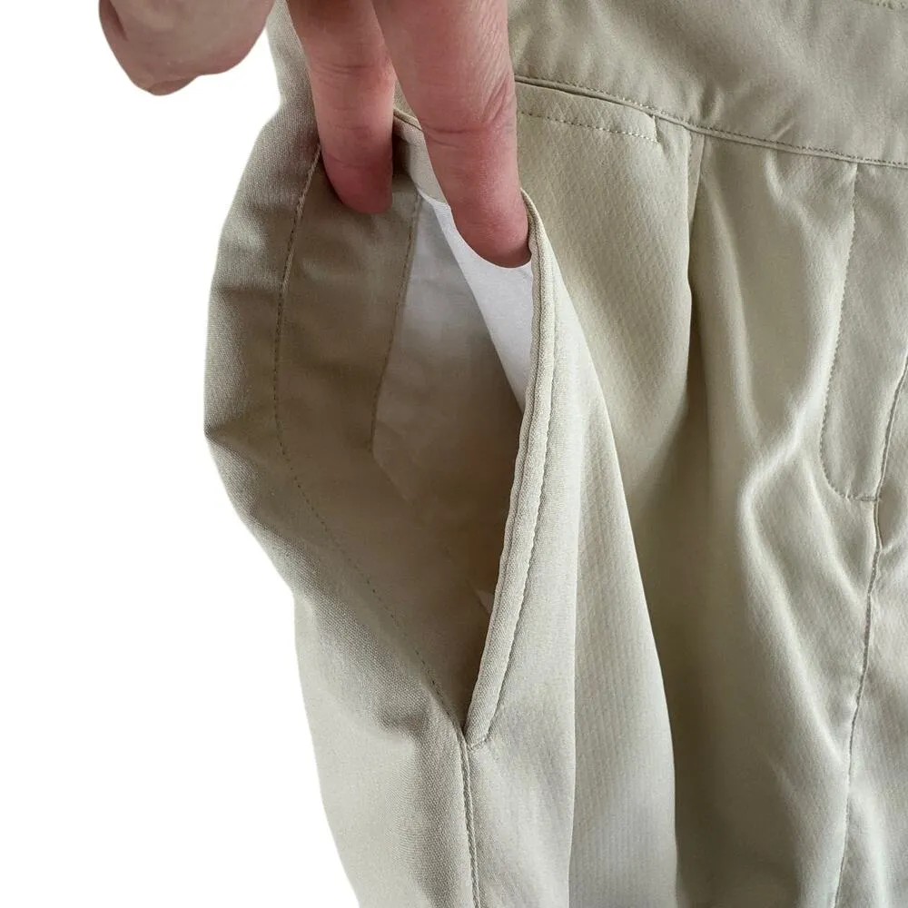 Puma Tan Short Athletic Tennis Skirt Shorts Underneath Pockets Size 10 - Image 3