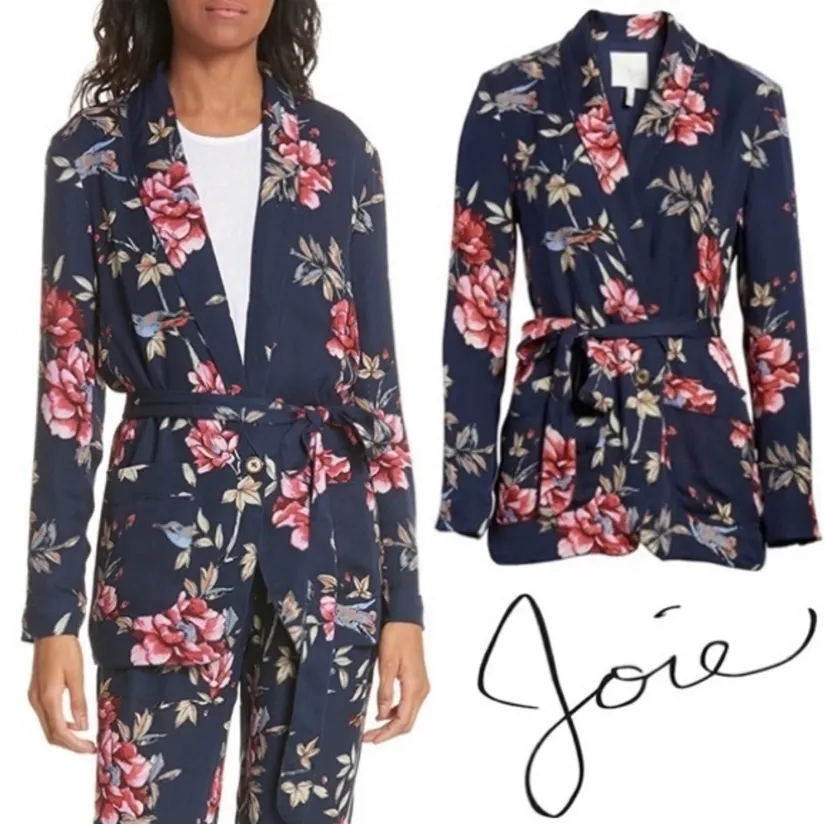 Joie Silk Floral Anasophia Blazer - Image 3