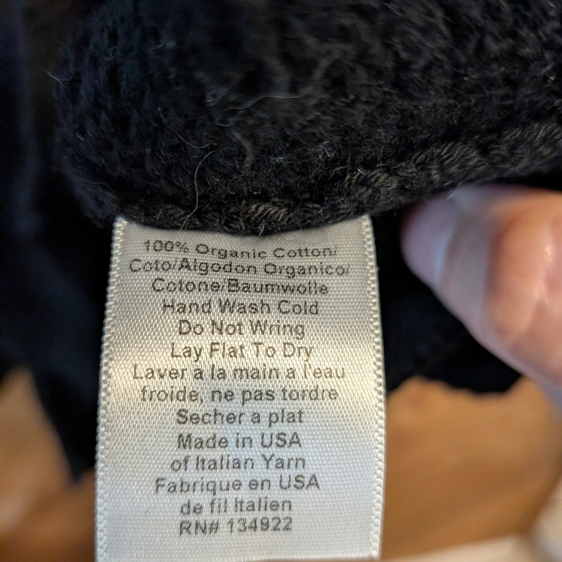 Emerson Fry Classic Black Turtleneck Sweater Size Medium - Image 5