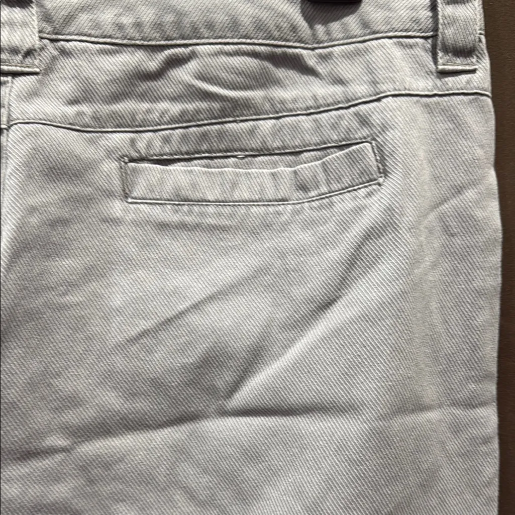 Daisy Fuentes Gray Cargo Capri, Cotton Blend, Size 10 - Image 7