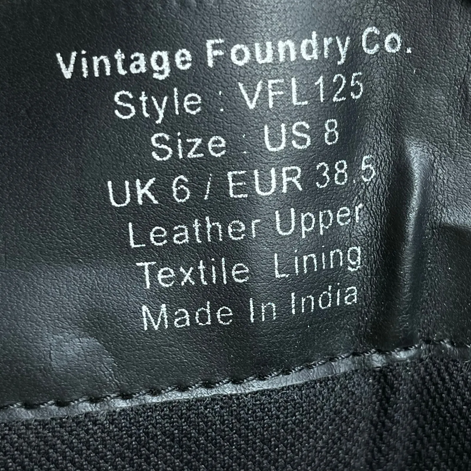 Vintage Foundry Co womens Naomi Tall Boots size 8 New Black Suede Lace Up - Image 5