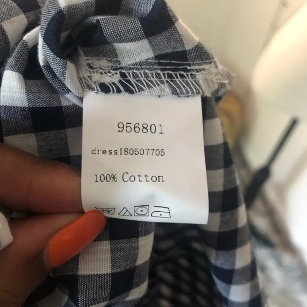 Shein Gingham Criss Cross Back Mini Dress - Image 11