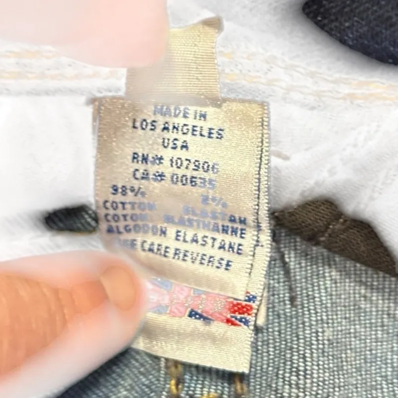 HUDSON Women's Low Rise Boot Cut Denim Jeans 's Size 27 Dark Wash Y2K - Image 9