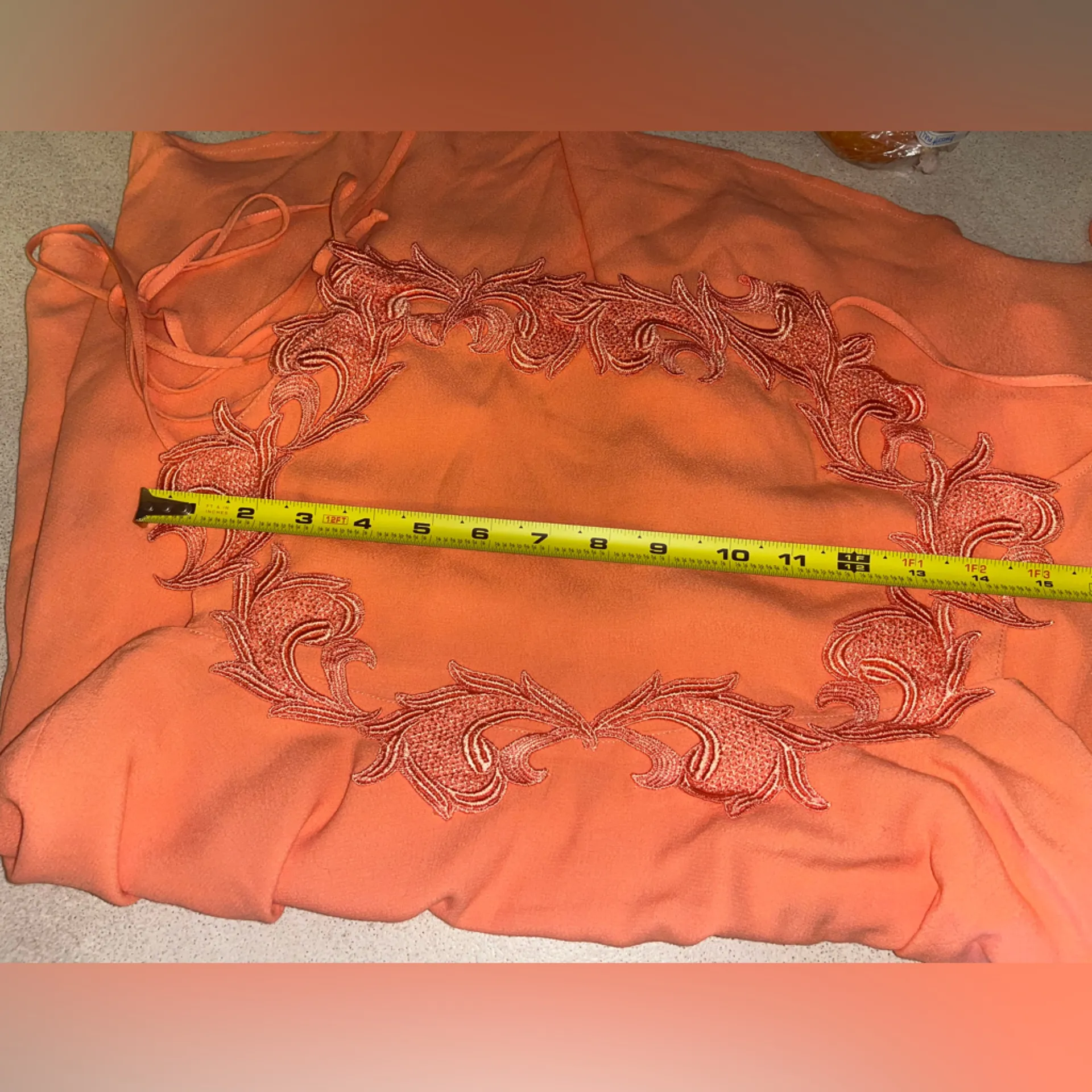 FOR LOVE AND LEMONS FLOWER SCALLOPED OPEN BACK DRESS. - Image 7