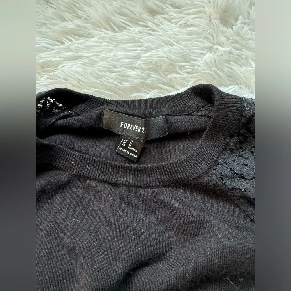 women’s forever 21 black sweater - Image 2
