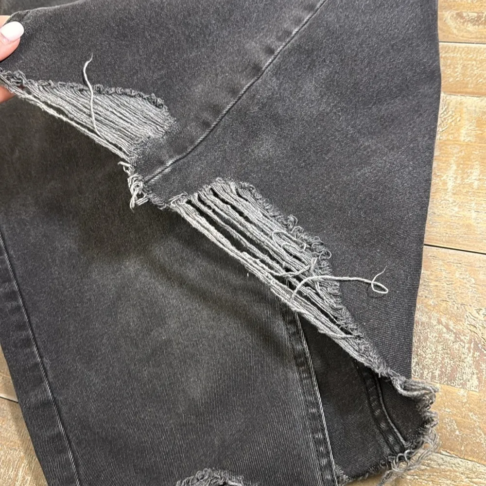 ZARA denim maxi  skirt gray/black size S - Image 4