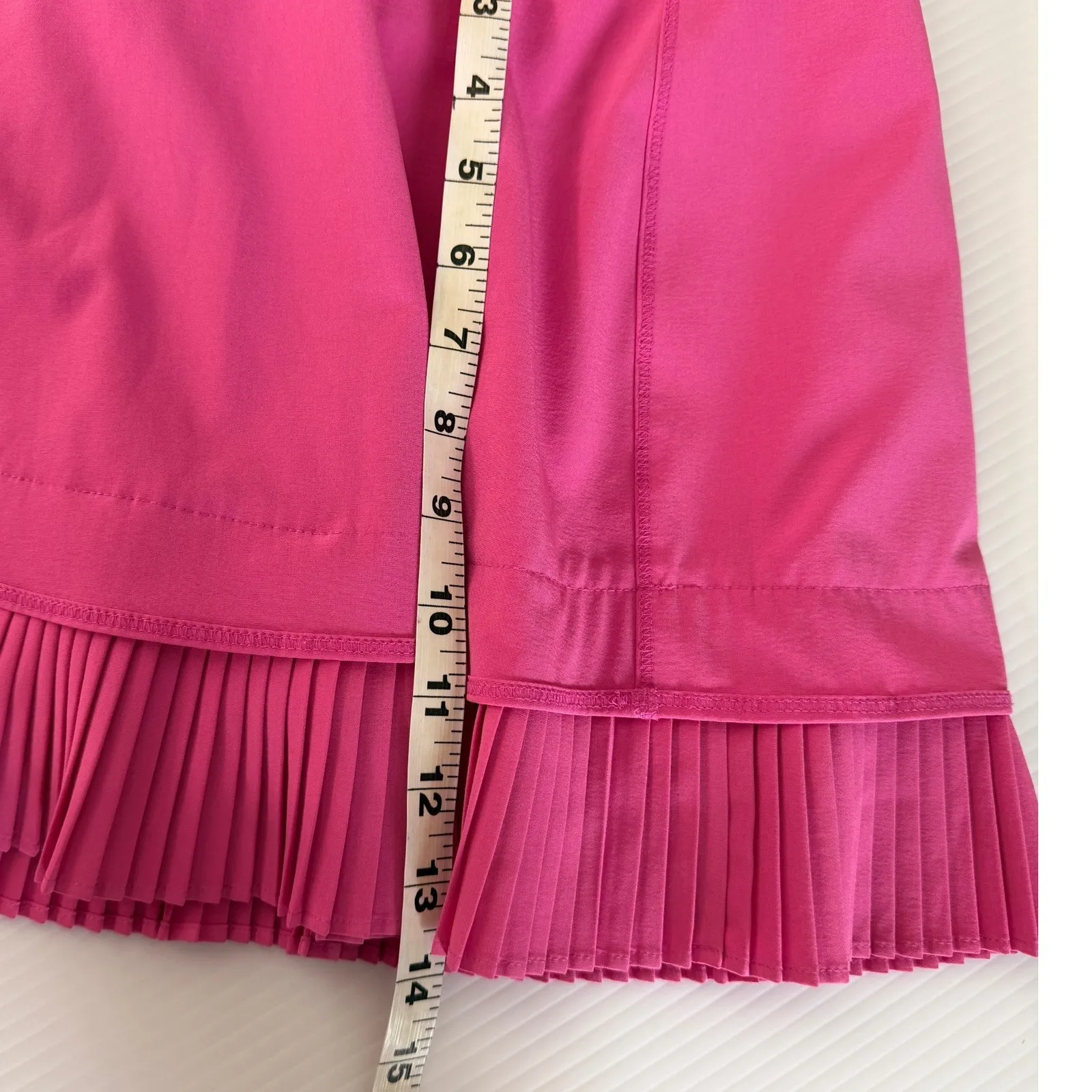 IBKUL Womens Pink Pleated Tennis Golf Skort Athletic Skirt Size S - Image 6