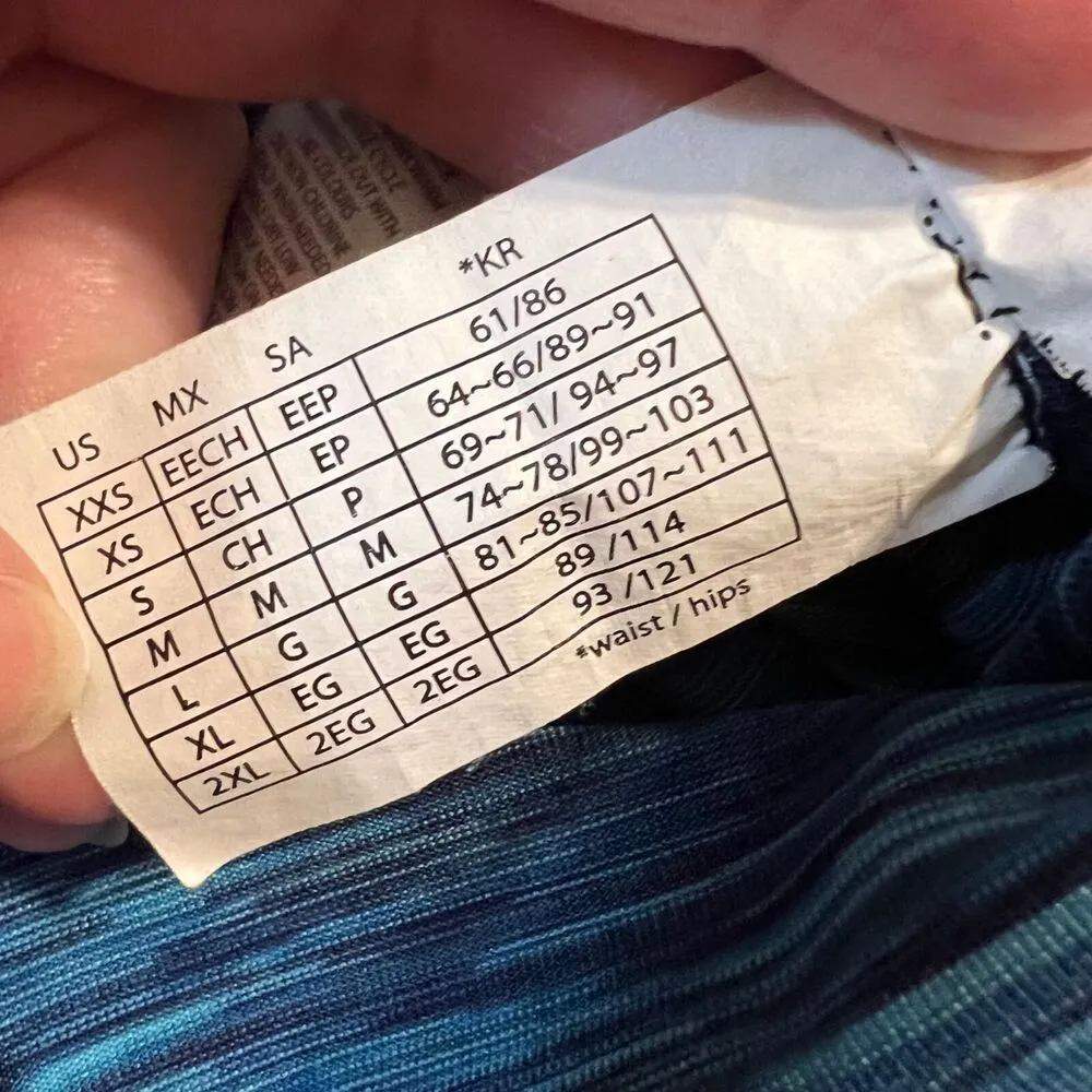 Joe Fresh Active Womens Leggings Blue Skinny Athletic Yoga Running Casual XS - Image 8