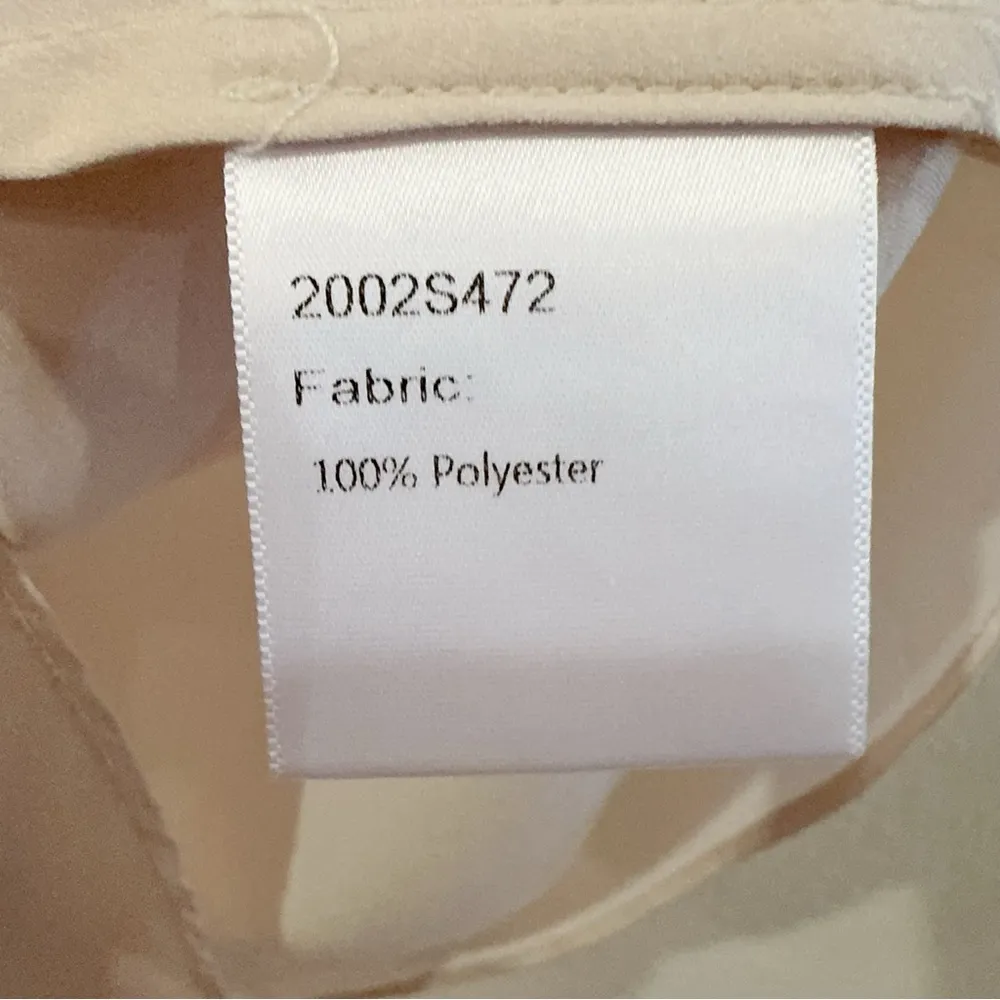 J.ING Jing Nude Satin Draped Camisole Cami Top Blouse Size XS NWT - Image 8