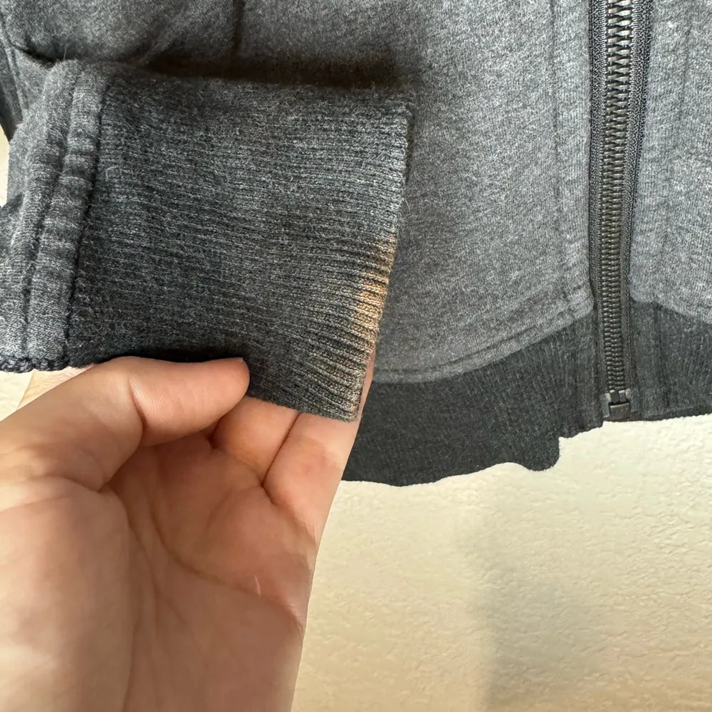 Lululemon Scuba Full Zip Hooded Dark Gray Jacket - Size 4 - Image 6