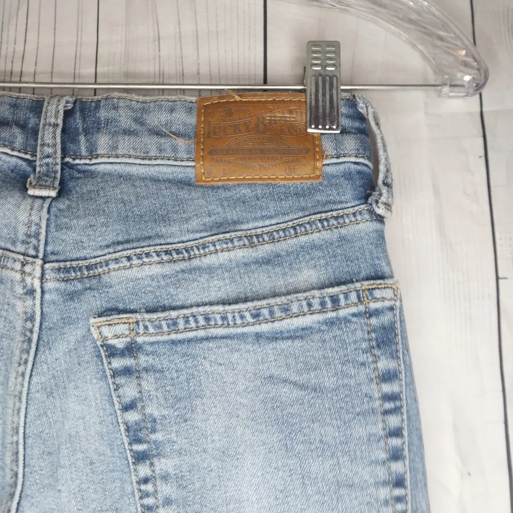 Lucky Brand Bridgette Skinny Embroidered Blue Jeans Size 0/25 - Image 13